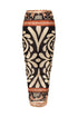 De La Falaise Cotton Silk Sarong / Black Arabesque